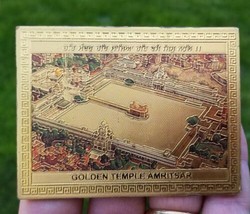 Sikh Golden Temple Portrait Fridge Magnet Singh Kaur Souvenir Collectibl... - £7.75 GBP