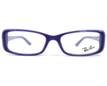 Ray-Ban Eyeglasses Frames RB5243 5148 Purple Rectangular Full Rim 50-16-135 - £58.87 GBP
