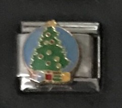 Christmas Tree Gifts Wholesale Italian CHARM Enamel Link 9MM K2023 J2 - £10.70 GBP