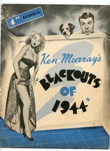 Ken Murray&#39;s Blackouts of 1944 Souvenir Program 4th Edition Marie Wilson  - £14.01 GBP
