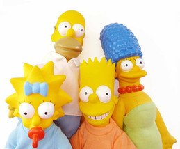 Lot of 9 Matt Groening The Simpsons Family Toys 1990 20th Century Fox JESCO Plus - £37.83 GBP