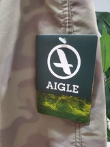 Aigle Army Fatigue Camouflage Cargo Logo Print Pull On Swimwear Shorts M - £27.97 GBP