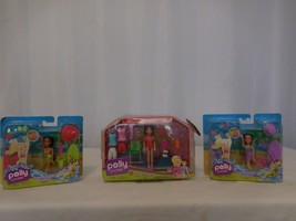 Polly Pocket Doll Lila Travel 'n Play Carrying Case + Polly Pocket Tropical x 2 - $50.51