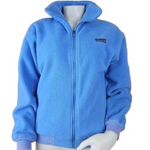 Vintage Patagonia Fleece Jacket Mens Sz S Blue High Pile Full Zip Sweate... - $57.58