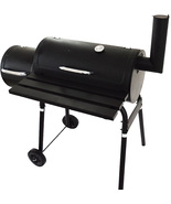 30" BBQ Charcoal Grill Offset Smoker with Side Fire Box &Cover Work Space - €137,96 EUR 30" BBQ Charcoal Grill Offset Smoker with Side Fire Box &Cover Work Space - €137,96 EUR