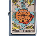 Tarot Card D11 Windproof Dual Flame Torch Lighter X Wheel of Fortune - £13.16 GBP