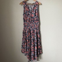 Splendid Encore Floral Smocked Waist Dress Large NWOT - £22.41 GBP