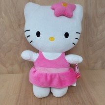 Hello Kitty Plush 10.5 In Sanrio Fiesta 2013 Pink Dress Star New NWT - £16.42 GBP