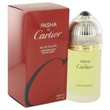 Pasha De Cartier By Cartier for Men 3.3 Oz / 3.4 Oz Cologne Edt New in Box Great - £94.10 GBP