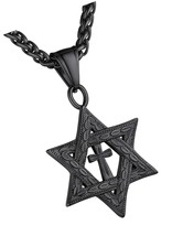 JEWELRY Judaism Jewish Israel Star of David Cross - £43.13 GBP