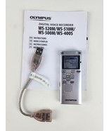Olympus WS-500M Handheld Digital Voice Recorder 544.5 Hours USB w/ Manual - £38.87 GBP