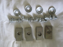 2.5&quot;x1.25&quot;x0.5&quot; Holed Steel Plate set w/ Bolts &amp; Hardware - $20.00