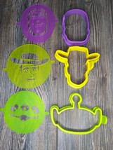 PAMPERED CHEF Disney Pixar Toy Story 4 Pancake Mold Stencil Set Woody Bu... - $7.80