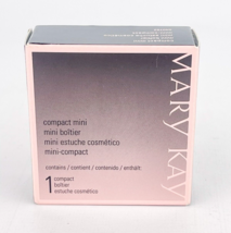 Mary Kay Compact Mini Case Black With Mirror Unfilled New in Box - £7.72 GBP