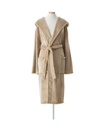 Pine Cone Hill Selke Fleece Hooded Robe Color Linen, One Size - £87.92 GBP