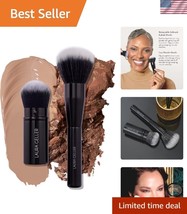 Luxury 2PC Makeup Brush Set with Eco-Friendly  Bristles for All Skin Types - $45.00