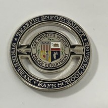 Los Angles School Police Traffic Safe Motor Unit Challenge Coin - $68.31