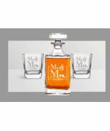 Personalized Whiskey Decanter Set, Engraved Whiskey Decanter - Whiskey G... - $18.95+