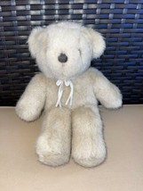 Vintage Dakin 1990 Tan Plush Teddy BEAR #30510 w/Ribbon 9” EUC - $13.99