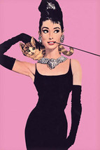 Breakfast at Tiffany&#39;s Poster 24x36 in Audrey Hepburn Holly Golightly Ca... - $19.99