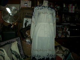 HAL FERMAN Regal Vintage Floral Print Dress Size M/L  - £23.33 GBP