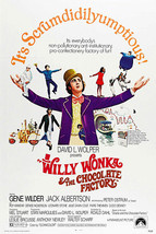 Willy Wonka &amp; the Chocolate Factory Poster 27x40 in Gene Wilder Charlie ... - £27.96 GBP