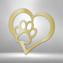 Puppy Love Steel Sign Laser Cut Powder Coated Home &amp; Office Metal Wall Decor Mu - £41.72 GBP+
