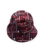 Chicago Bulls NBA UNK Multi Logo Retro Classic Team Bucket Hat Black/Red... - €30,31 EUR