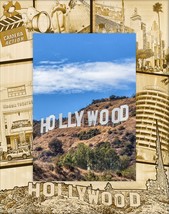 Hollywood California Laser Engraved Wood Picture Frame Portrait (8 x 10) - £42.35 GBP