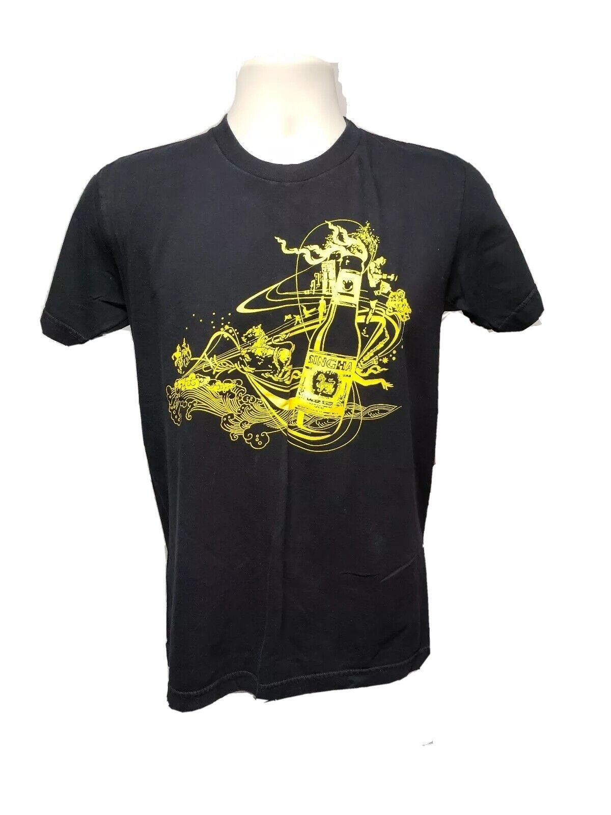 Singha Lager Beer Adult Small Black TShirt - $19.80