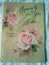 Vintage Hallmark Especially for You Mother Birthday Wish Card 1975 - $3.99