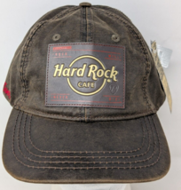 Hard Rock Cafe Tampa Patch Oil Cloth Hat Baseball Cap Adjustable New Wit... - $24.74