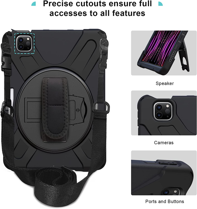 for Ipad Pro 12.9 Inch Case 2022 2021 2020 2018, Rugged Heavy Duty Shoc Item image 4
