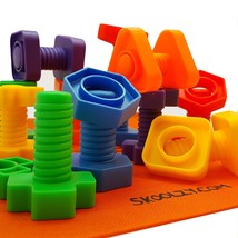 Nuts And Bolts Fine Motor Ls - Occupational Therapy Toys - Montessori  - £28.84 GBP