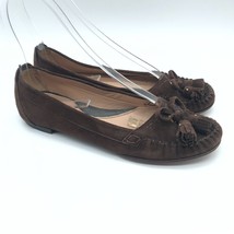 Cole Haan Womens Loafers Flats Slip On Tassel Brown Size 8AA Narrow - £15.13 GBP