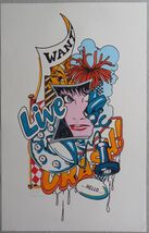 Crash, J. Matos "Wanted" Serigraph 1989 Edition of 30 Color Variation Un... - $385.11