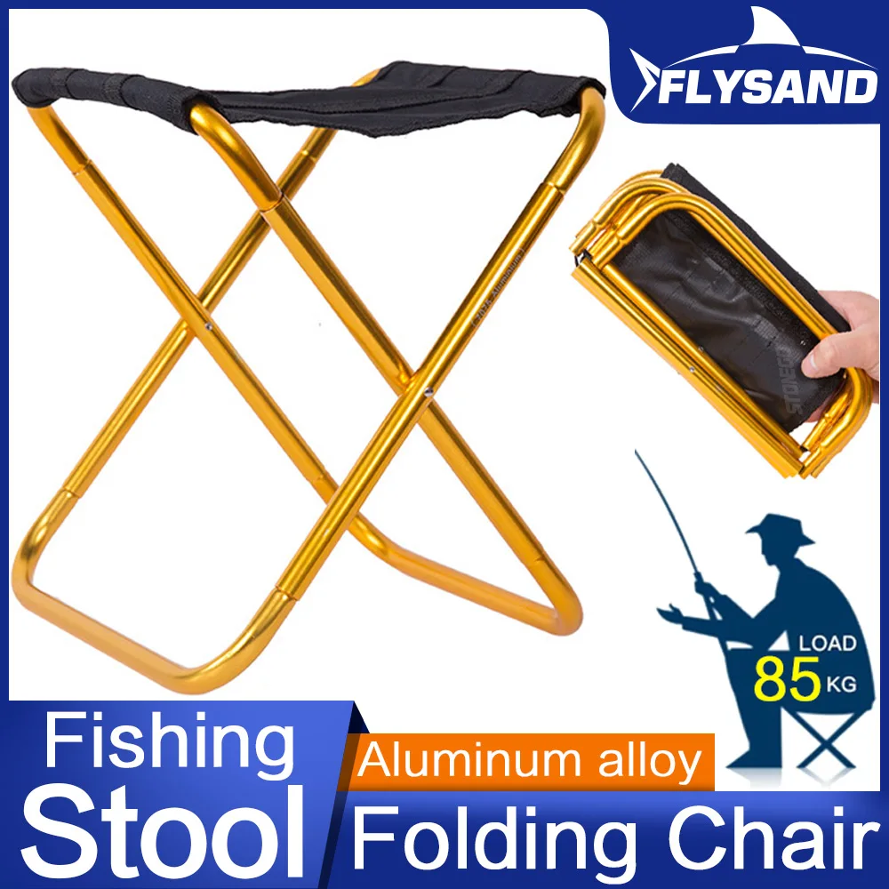 FLYSAND Folding Chair Outdoor Convenient Folding Picnic Camping Stool Mini - £9.64 GBP+