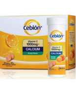 4 tubes X 10&#39;s Cebion Vitamin C 1000mg + Calcium Effervescent EXPRESS SHIP  - $52.93 CAD