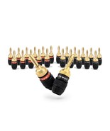 New 12 Pairs Sewell SW-29863-6 Deadbolt Banana Plugs, Gold Plated Speaker - £27.72 GBP