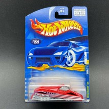 Hot Wheels Techno Shadow Jet II Car Red Diecast 1/64 Virtual Collection #153  - £6.81 GBP
