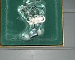 Waterford Marquis Crystal Peanuts Baby’s 1st Christmas 2000-Woodstock Or... - $16.49