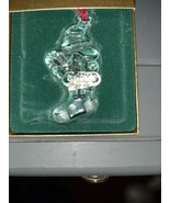 Waterford Marquis Crystal Peanuts Baby’s 1st Christmas 2000-Woodstock Or... - £12.96 GBP