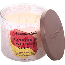 Aeropostale Raspberry Whipped Cream By Aeropostale Scented Candle 14.5 Oz - £26.74 GBP
