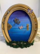 Beautiful Dreamy Horseshoe Fairy, Elf or Knome Door - £35.38 GBP