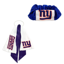 New York Giants Hair Twist Scrunchie and Pony Tail Holder NFL Fan Shop - £14.15 GBP