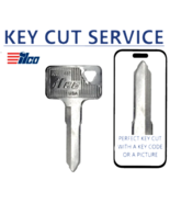 KEY CUT + KW14R Kawasaki Motorcycle Blank Key Fits Vulcan KLR KLX 1979-2009 - $467.16 MXN