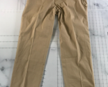 Polo Ralph Lauren Pants Mens 33x32 Tan Straight Side Buckle Back Mid Ris... - $49.49