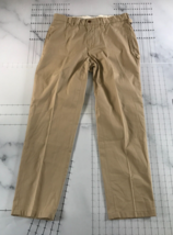 Polo Ralph Lauren Pants Mens 33x32 Tan Straight Side Buckle Back Mid Ris... - $49.49