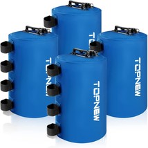 Topnew Canopy Water Weight Bag, 175 Lbs Water Tent Weights Set Of 4 Leg, Blue - £48.75 GBP