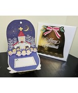Vintage 1998 Sanrio Mini Christmas Pop Up Mini Message Card Angels Singi... - £23.34 GBP